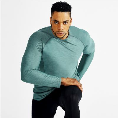 China PDEP M-3XL Men's Quick-Drying Breathable Thin Stretch Breathable Sports Fitness Training Long Sleeve T-Shirt for sale