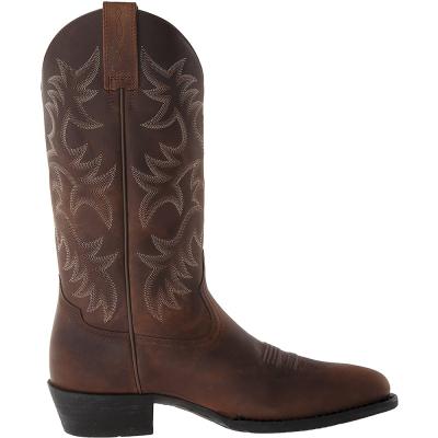 China Other PDEP Men's Long Boots Cowboy Leather Embroidery Western Boots For Men for sale