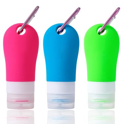 China Household Products Wholesale Custom Toiletry Bottles Silicone Travel Tube for sale