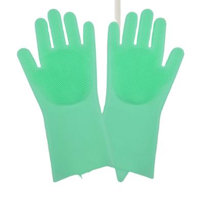 China Multifunctional Cleaning: House Silicone Gloveen Cleaning Dishwashing, Kitchen Hand Protector Washing Rubber Cover, Kids Tableware Silicone Hand Cover 160g for sale