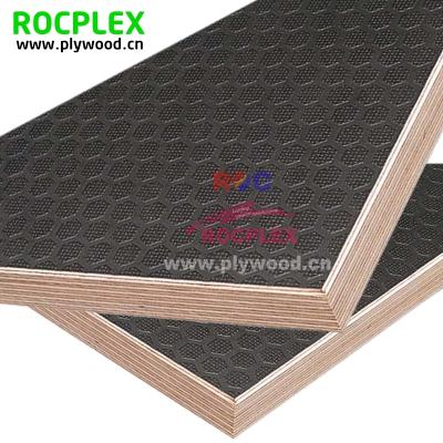 China Exterior Anti Slip Film Faced Plywood Step Flooring 18mm Wood Waterproof Plywood 4x8 for sale