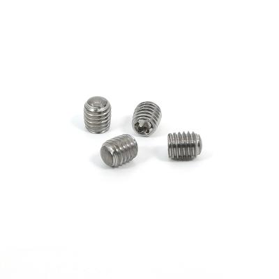 China Pan Din 916 Cup Point Hexagon Stainless Steel Worm Socket Torx Galvanized Head Set Screw for sale