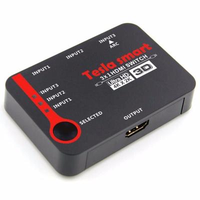 China 3 Ports HDMI Digital Video Changer 3x1 HDMI Video Changer 4k High Quality Switcher for sale