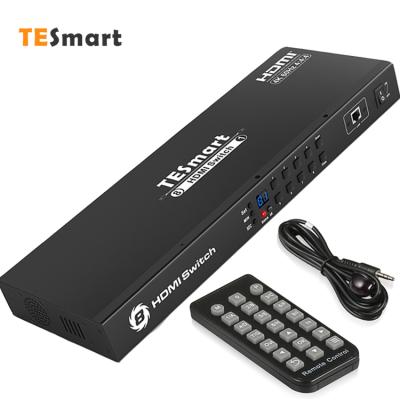 China Aluminum Alloy Shell TESmart 60Hz Remote 8 In 1 Ways 8x1 8 Ports Video Changer 4K HDMI Switch for sale