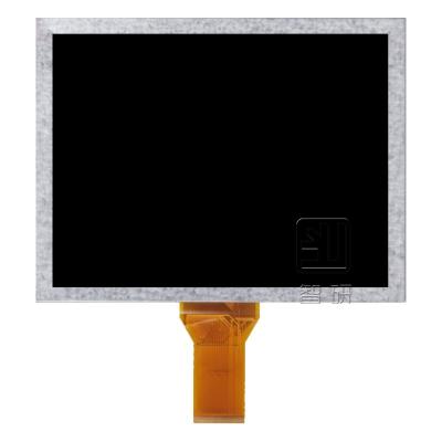 China 8.0 Inch Automotive LCD Screen Parallel RGB LCD Monitor Display AT080TN52 V.1 800*600 WLED 8.0 Inch for sale