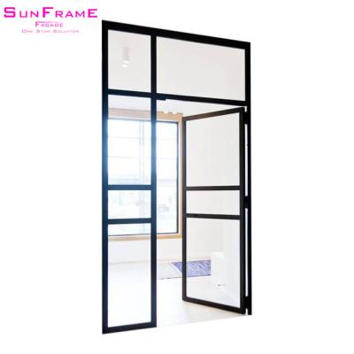 China Modern Aluminum Steel French Iron French Doors Wrought Exterior Exterior for sale