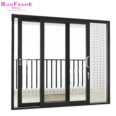 China Modern Aluminum Door Sliding Door Price Glass Door System for sale