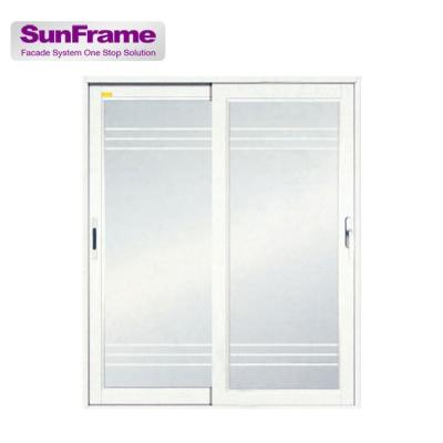 China Modern Aluminum Profile Glass Sliding Door for Balcony Patio Front Entry Door for sale