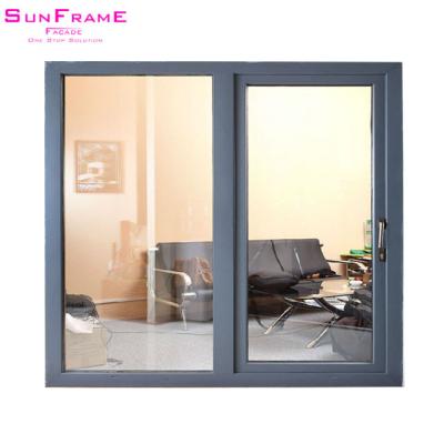 China Modern Esidence Window Thermal Break Aluminum Thermal View Aluminum Sliding Window And Doors for sale