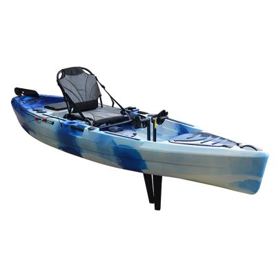 China Sea - River - Lake - Ocean 11.5 Feet Fishing Sit On Top Kayaks With Fin Pedal Control for sale