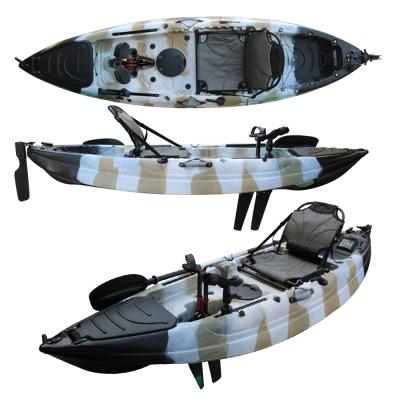 China Surfing 2022 New Economic Peddle Training Fishing Sea Kayak Sit In Single Sit On Top Kayaks, Foot Pedal Kayak For Tourist Resort for sale