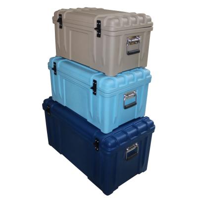 China Large Waterproof Wholesale Plastic Tool Box With Wheels Fishing Box Hunting for sale