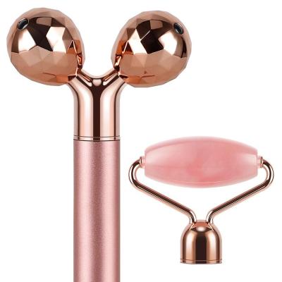 China Hot Selling Portable Skin Care Deep Tissue Beauty Face Lift V Shape Skin Revitalizer Facial Roller for sale