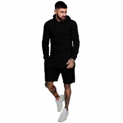 China Plus Size Customized High Quality Suppliers Men Jogging Compression T-Shirt Short Suit Sports Wear Clothes 2 Piece Short Set for sale