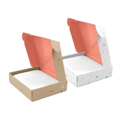 China Biodegradable Shipping Pizza Cardboard Packaging Mobile Mailer Custom Paper Box for sale