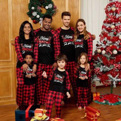 China New QUICK DRY Christmas Family Matching Pajamas Set Christmas Adult Kids Baby Pajamas Elk Family Outfits Family Matching Sleepwear for sale