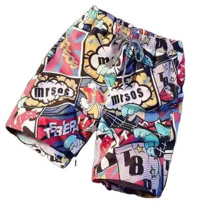 China Wholesale Breathable Men's Printed Beach Shorts Running Swimwear Swimsuit Shorts Quick Dry Beach Wear Trunks Hot for sale