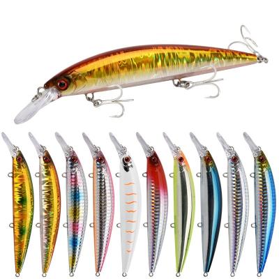 China ALLBLUE Lure Heavyweight Hard Plastic 90mm/110mm Longcast Minnow Fishing Hard Plastic Sinking Lure For Saltwater for sale