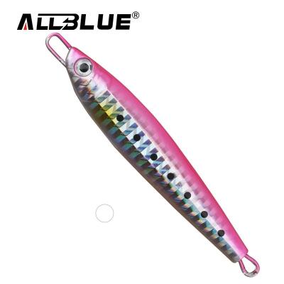 China AllBlue PESCA Metal Lead Sinking Fishing Lures Lead Slow Pitch Casting 3D Copy Isca Artificial Peche for sale