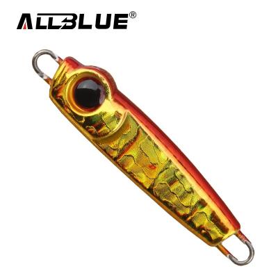 China Super Hard Fish 15g AllBlue 3D Printing Simulation Jig Laser Body Lead 80g Metal Lead Fishing Lure Building for sale