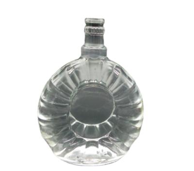 China Wholesale 500ml Beverage Whiskey XO Brandy Crystal White Exquisite Glass Bottle for sale