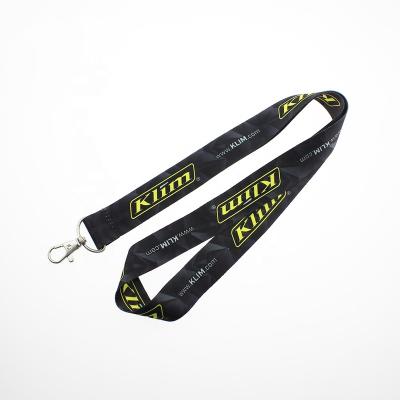 China Key Chain Lanyard Wholesale Neck Lanyard Strap Logo Dye Sublimation Polyester Promotional Gift Custom Pantone Print Cheap Accessories OEM Silk Matrix for sale