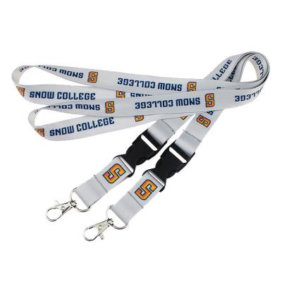 China Promotional Hot Sale Sublimation Gift Custom Key Chain Lanyard With Logo Custom for sale