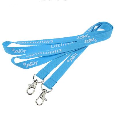 China China Wholesale Eco-friendly Exhibition Silkscreen Printing Airbus Polyester Lanyards With Printed Logo for sale