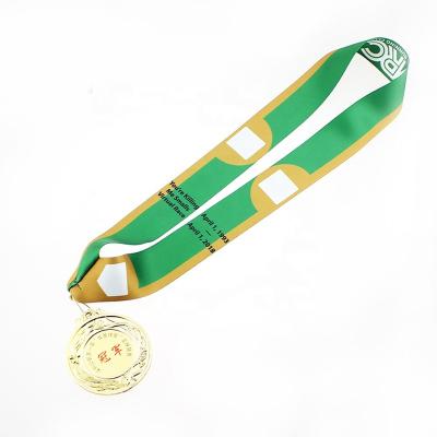 China Manufacturer Custom Design Polyester Soft Direct Medal Lanyards with Custom Logo for sale