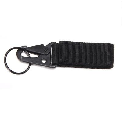 China Promotional Wholesale Tactical Gear Pouch Gear Pouch Nylon Black Trekking Gear Gift Belt Chain Climbing Key Chain Belt Custom Logo for sale