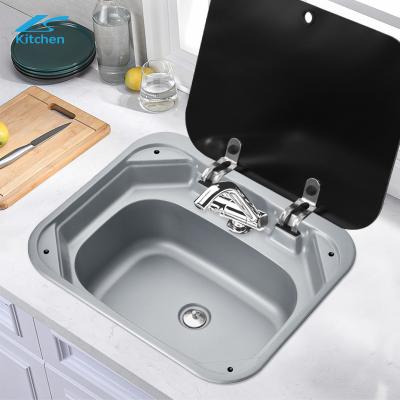 中国 Without Faucet W-4237 Stainless Steel Sink Hand Basin Kitchen Basin RV Sink Mount Sink 販売のため