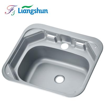 Китай Without Faucet K-4237 Single Basin Bowl Water Sink For Train Engine Stainless Steel Kitchen Sinks продается