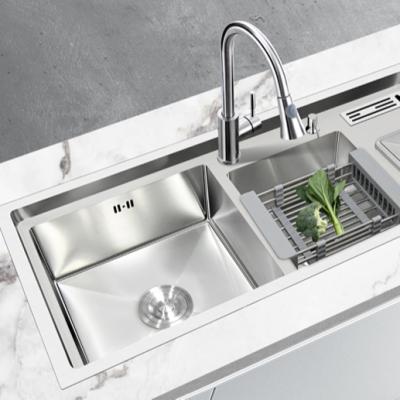 China Without Double Basin Faucet High Grade Handmade Stainless Steel Kitchen Sink zu verkaufen