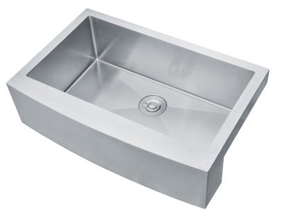 China Without Faucet Luxury Hardware Handmade Kitchen Sink Stainless Steel SS 201 / 304 for sale