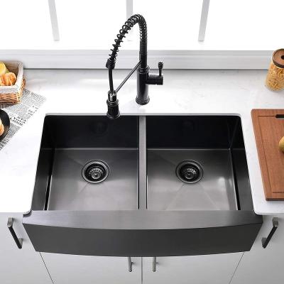 China Without faucet lavaplatos sinks corner sink asraful kitchen double bowl Sri Lankan hand made kichen sink zhonshan for sale