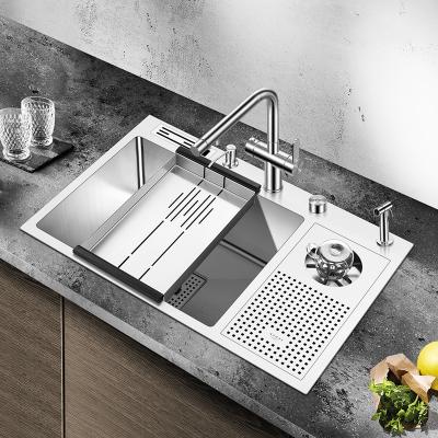 Chine Without Double Faucet Kitchen Stainless Steel Kitchen Sink Modern Stainless Steel Kitchen Sink à vendre