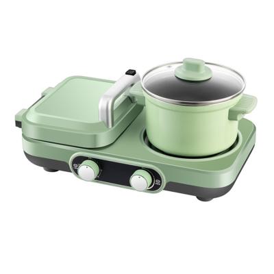 중국 Hotel Multifunctional Household Detachable Waffle Maker Sandwich Maker 4 in 1 Breakfast Machine 판매용