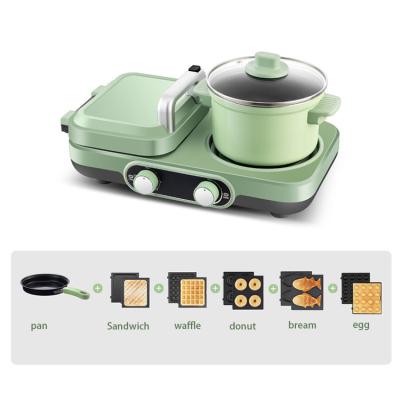 중국 Hotel factory direct sale universal breakfast machine 3 in 1 multi function breakfast maker 판매용