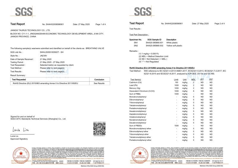 RoHS - Jiangxi Taurus Technology Co., Ltd.