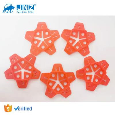 China JNZ Modern Five Sizes Tile Spacer Trim System Construction Tools Tile Leveling 100pcs Tile Leveling System for sale