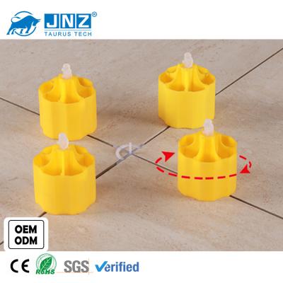 China JNZ Factory Price Free Sample 100pcs Posts Wall Floor Installation 1.5mm Modern White Threaded Tile Leveling System Policy Communication Advisor for sale