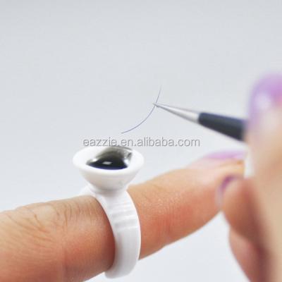 China disposable plastic eyelash extension ring for sale