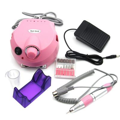 China Included Fast Shipping 30000 RPM Electric Nail Drill Machine Main Machine For Polishing Sanding File With Pedal Control for sale