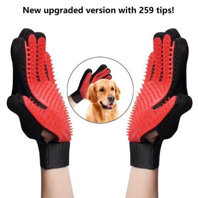 China Sustainable Pet Grooming Glove Massage Tool 255 Tips 259 Tips for sale