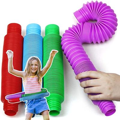 China Baby Novelty Tools Toys Sensory Tubes Educational Multicolor Sensory Noise Tubes Wiggle Toys Plastic Whistles Other Toys and Hobbies for sale