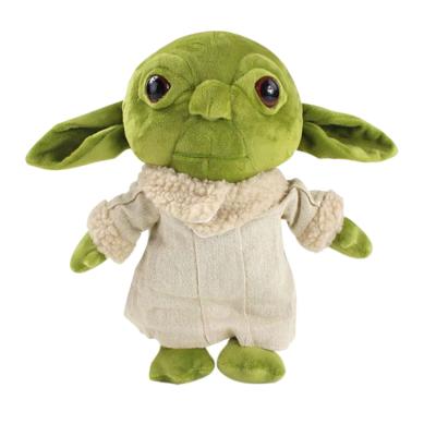 China Plush Toy Wearing Clothes Cuddly Educational Stuffed Toy New Yoda Plush Green Toy Factory Wholesale Stuffed Baby Yoda Cartoon for sale