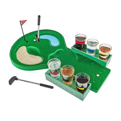 China Entertainment Toys Hot Sell Indoor Game Mini Leisure Golf Table Game Multiplayers Board Games Drinking Fun for sale