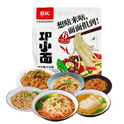 China Wholesale Natural Noodles Chinese Instant Noodles 6 Different Flavors Ramen Noodle Packed In Bag for sale