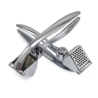 China Viable Professional Handheld Juicer Kitchen Garlic Chopper Manual Stainless Steel Garlic Zinc Alloy Pressed Press Tools Tools for sale