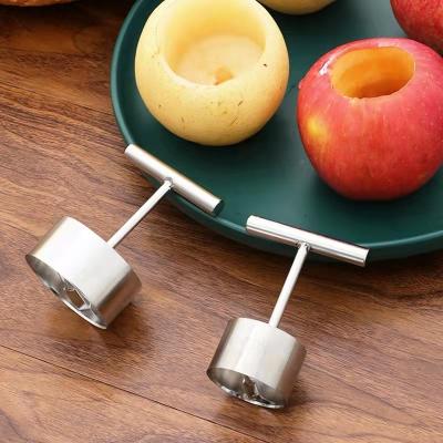 China New Sustainable Fruit Tools Stainless Steel Kitchen Accessories Pear Core Extractor Apple Core Extractor for sale